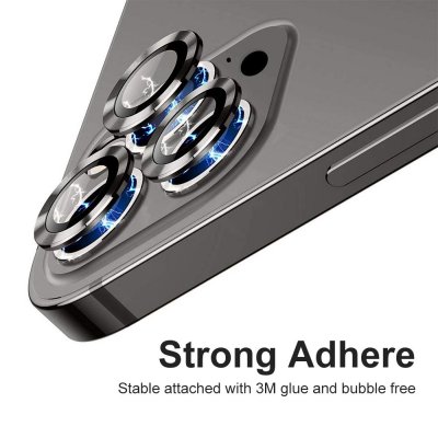 Köp Hat Prince Linsskydd Härdat Glas iPhone 15 Pro/15 Pro Max Svart Online