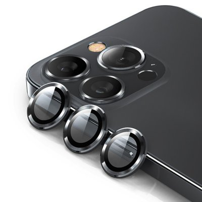 Köp Hat Prince Linsskydd Härdat Glas iPhone 15 Pro/15 Pro Max Svart Online