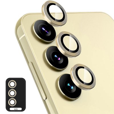 Linsskydd Härdat Glas Samsung Galaxy A35 Guld
