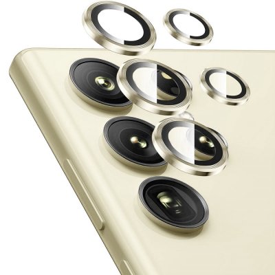Köp Hat Prince Linsskydd Härdat Glas Samsung Galaxy S24 Ultra Guld Online