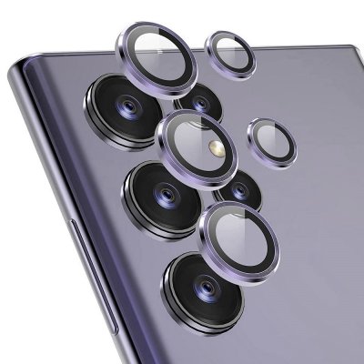 Köp Hat Prince Linsskydd Härdat Glas Samsung Galaxy S24 Ultra Lila Online