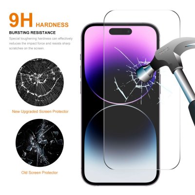 Skärmskydd Aluminium-silikon & Härdat Glas iPhone 16