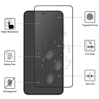 Egenskaper hos Samsung Galaxy S26 skärmskydd i härdat glas