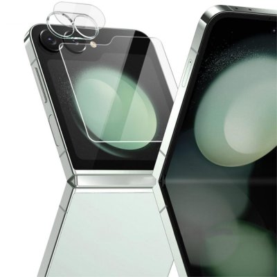 Imak Härdat Glas Linsskydd+Bakskärmskydd Samsung Galaxy Z Flip 6