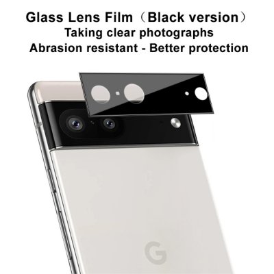 Härdat Glas Linsskydd Google Pixel 7 Svart
