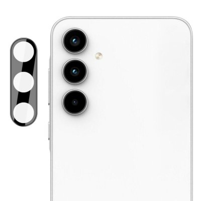 Härdat Glas Linsskydd Samsung Galaxy A35 Svart