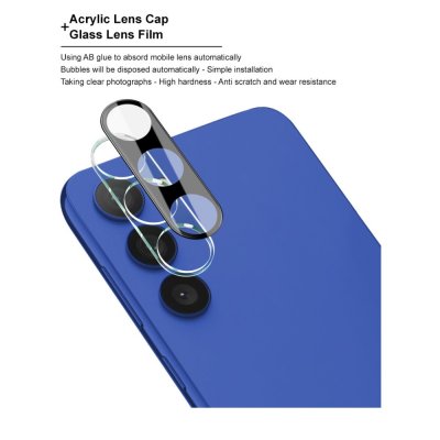 Köp IMAK Härdat Glas Linsskydd Samsung Galaxy S23/S23 Plus Svart Online