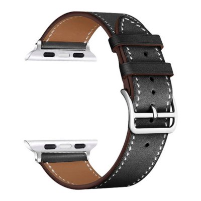 Köp Imak Läderarmband Apple Watch 38/40/41 mm Svart Online