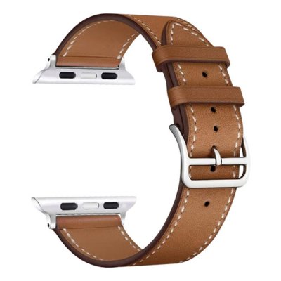 Köp Imak Läderarmband Apple Watch 42/44/45/49 mm Brun Online