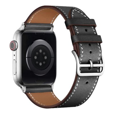 Imak Läderarmband Apple Watch Series 10 46mm Svart