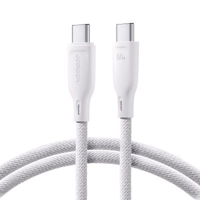 Köp Joyroom 60W USB-kabel USB-C - USB-C 1m Vit Online