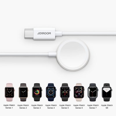 Köp Joyroom Apple Watch Laddare Magnetisk USB-C Vit Online