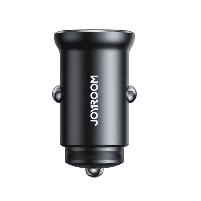 Köp Joyroom Mini Dual Port Billaddare USB-C PD 30W Svart online