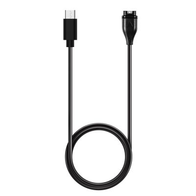 USB-C laddningskabel 1 meter till Garmin Fenix 8 43mm i svart färg