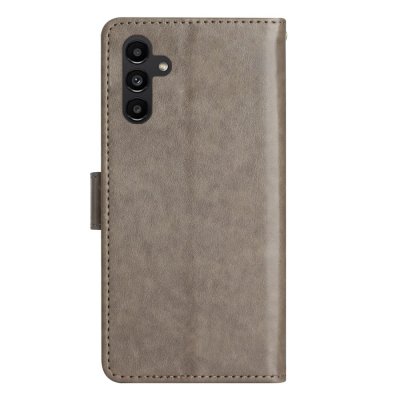 Köp Läderfodral Fjärilar Samsung Galaxy A54 Grå Online