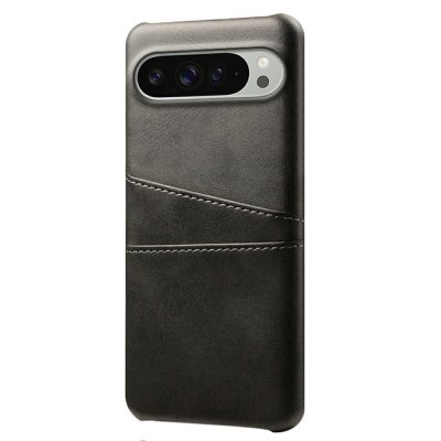 Elegant svart mobilskal till Pixel 10 Pro XL – med diskret kortficka på baksidan