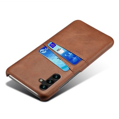Köp Läderskal Med Kortfack Galaxy A54 Brun Online