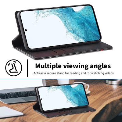 Köp LC.IMEEKE Plånboksfodral Samsung Galaxy A15 Kolfibertextur Online