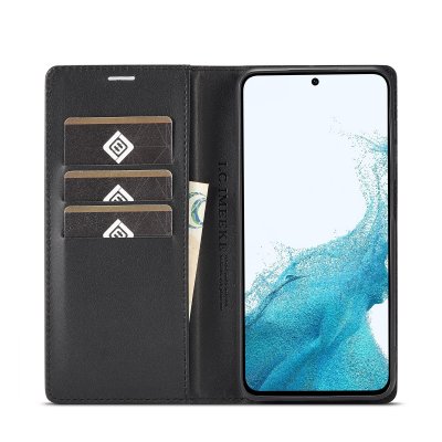Köp LC.IMEEKE Plånboksfodral Samsung Galaxy A15 Kolfibertextur Online