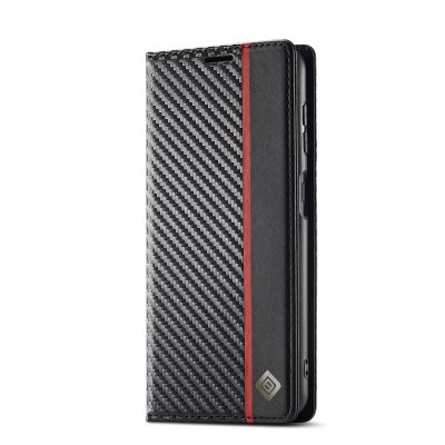 Köp LC.IMEEKE Plånboksfodral Samsung Galaxy A15 Kolfibertextur Online