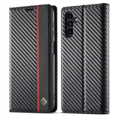 Köp LC.IMEEKE Plånboksfodral Samsung Galaxy A15 Kolfibertextur Online