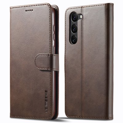 Köp LC.IMEEKE Plånboksfodral Samsung Galaxy S24 Plus Brun Online
