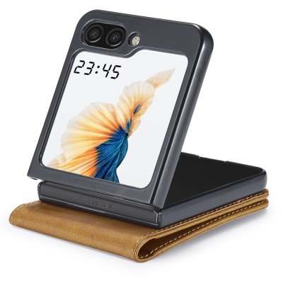 Plånboksfodral Samsung Galaxy Z Flip 6 Ljusbrun