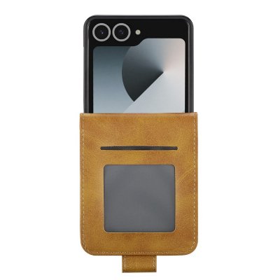 Plånboksfodral Samsung Galaxy Z Flip 7 Cognac