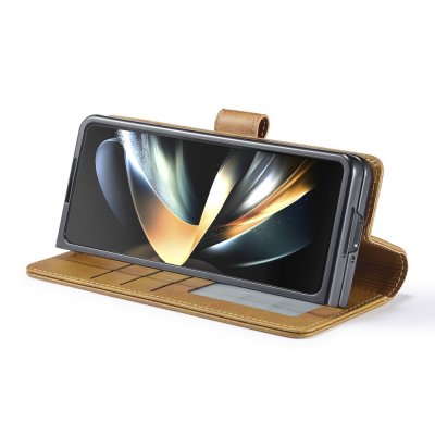 Köp LC.IMEEKE Plånboksfodral Samsung Galaxy Z Fold 5 Cognac Online