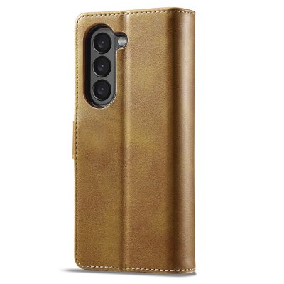 Köp LC.IMEEKE Plånboksfodral Samsung Galaxy Z Fold 5 Cognac Online