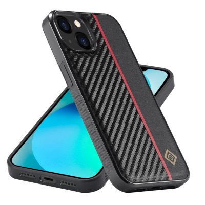 Köp LC.IMEEKE Skal iPhone 15 Kolfibertextur Online
