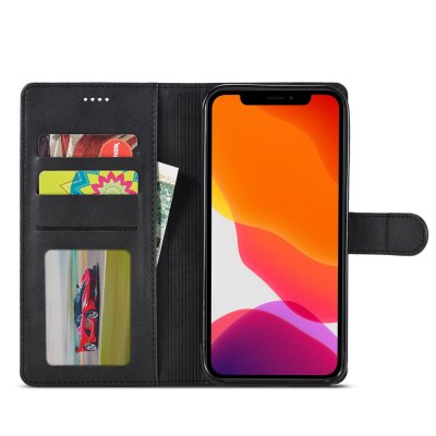 LC.IMEEKE Plånboksfodral iPhone 13 Pro Svart - Techhuset.se