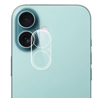 Linsskydd i härdat glas för iPhone 17 – transparent skydd för kameralinser