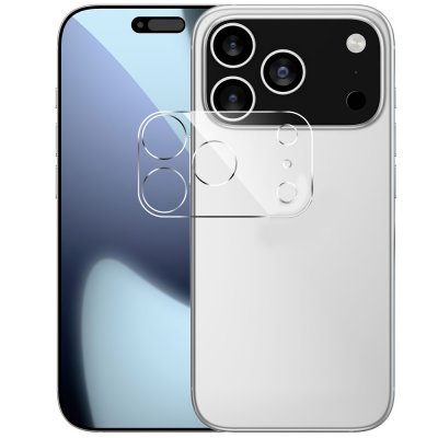 Skyddande härdat glas linsskydd för iPhone 17 Pro – reptåligt och transparent