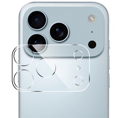 Linsskydd i härdat glas för iPhone 17 Pro Max – exakt passform för kameralinserna.