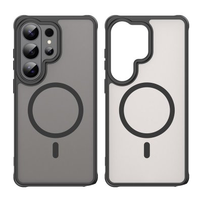 Baksida av Galaxy S26 Ultra skal i matt svart med integrerad magnetring