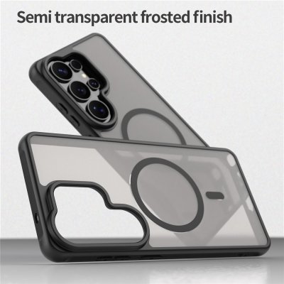Genomskärning av Magnetic MagSafe skal för Galaxy S26 Ultra – stötdämpande lager