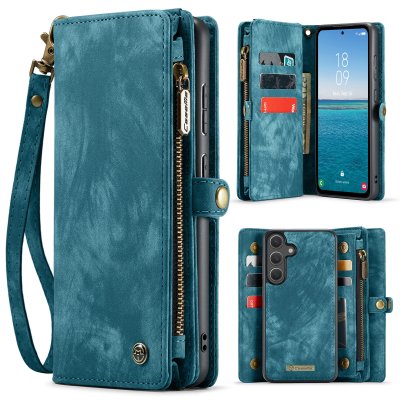 CaseMe Multi-Slot plånboksfodral till Samsung Galaxy S26 i blå färg