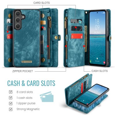 Samsung Galaxy S26 plånboksfodral CaseMe Multi-Slot med flera kortfack