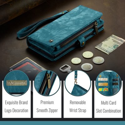 CaseMe Multi-Slot 2-i-1 fodral Samsung Galaxy S26 med komplett skydd och kortförvaring