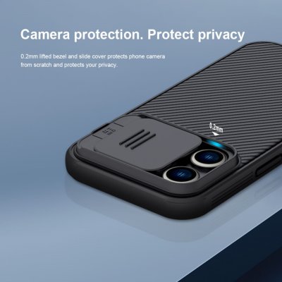 Köp Nillkin CamShield Skal iPhone 14 Pro Grön Online