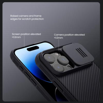 CamShield Skal iPhone 16 Pro Blå