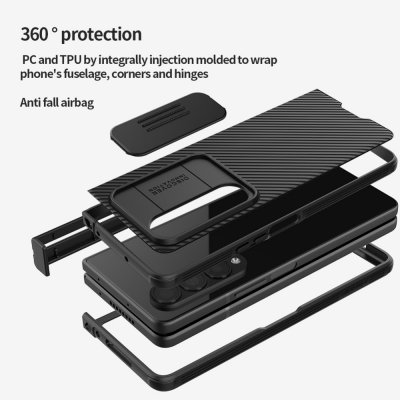 Köp Nillkin CamShield Skal Med S Pen-hållare Samsung Galaxy Z Fold 4 Blå Online