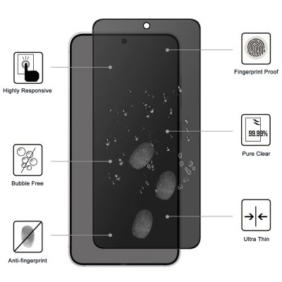 Samsung Galaxy S26 privacy glas som skyddar skärmen mot repor och smuts