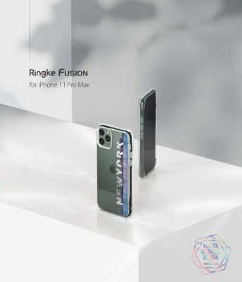 Ringke Fusion Text Skal iPhone 11 Pro Max New York bild 8