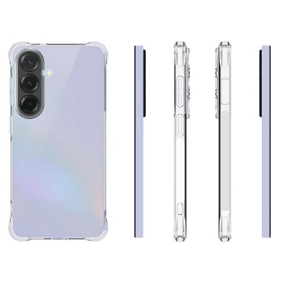 Samsung Galaxy S26 transparent skal - komplett vy med telefon