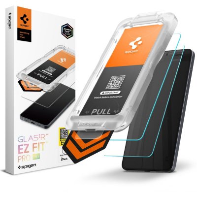 Spigen Samsung Galaxy S26 Screen Protector GLAS.tR EZ Fit 2-Pack med monteringsram