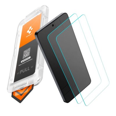 Spigen GLAS.tR EZ Fit skärmskydd 2-pack till Samsung Galaxy S26 Plus med appliceringsverktyg