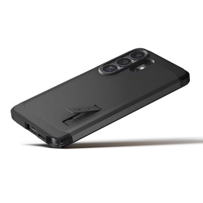 Spigen Samsung Galaxy S26 Ultra Case Rugged Armor MagSafe Black tunn sidoprofil