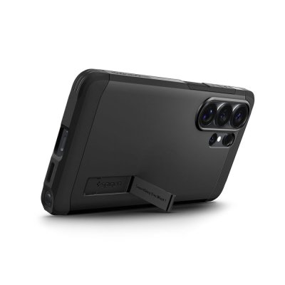 Spigen Rugged Armor MagSafe Black Samsung Galaxy S26 Ultra robust och slimmad design